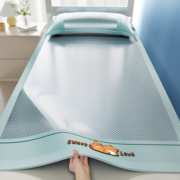 91家纺网 家纺一手货源 找家纺 （总）迪乐妮 2025新款卡皮巴拉 冰藤席-单人床款