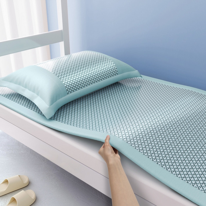 91家纺网 家纺一手货源 找家纺 （总）迪乐妮 2025新款卡皮巴拉 冰藤席-单人床款