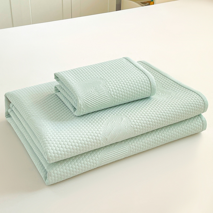 91家纺网 家纺一手货源 找家纺 （总）迪乐妮 2025新款小冰熊豆豆席-单人床款