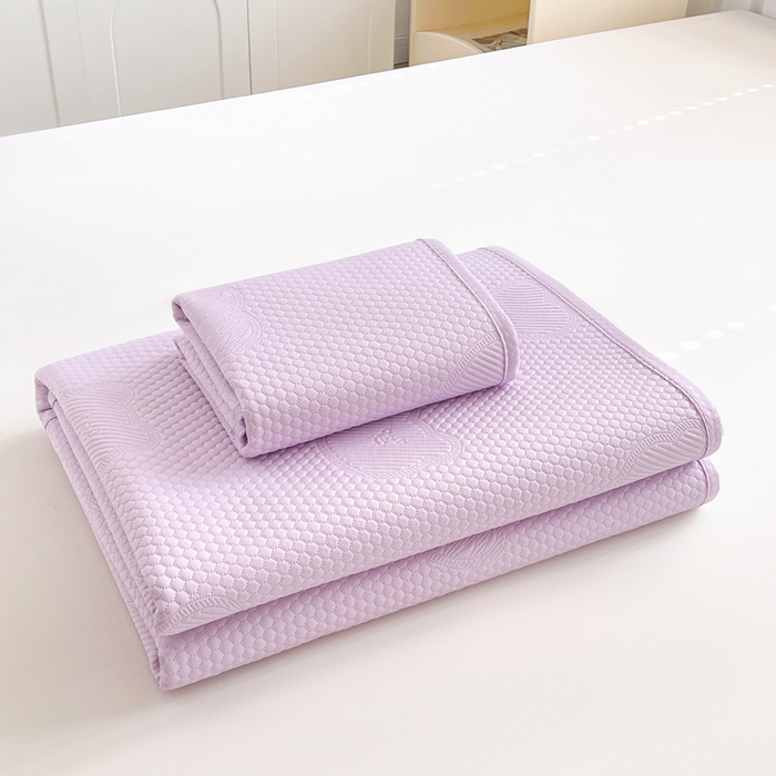 卡派 2025新款小冰熊豆豆席-单人床款 薰衣紫