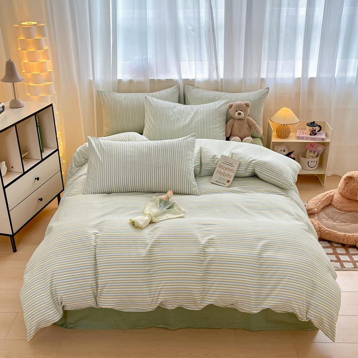 91家纺网 家纺一手货源 找家纺 （总）雅居纺家纺 2025春夏新款全棉纯棉印花四件套