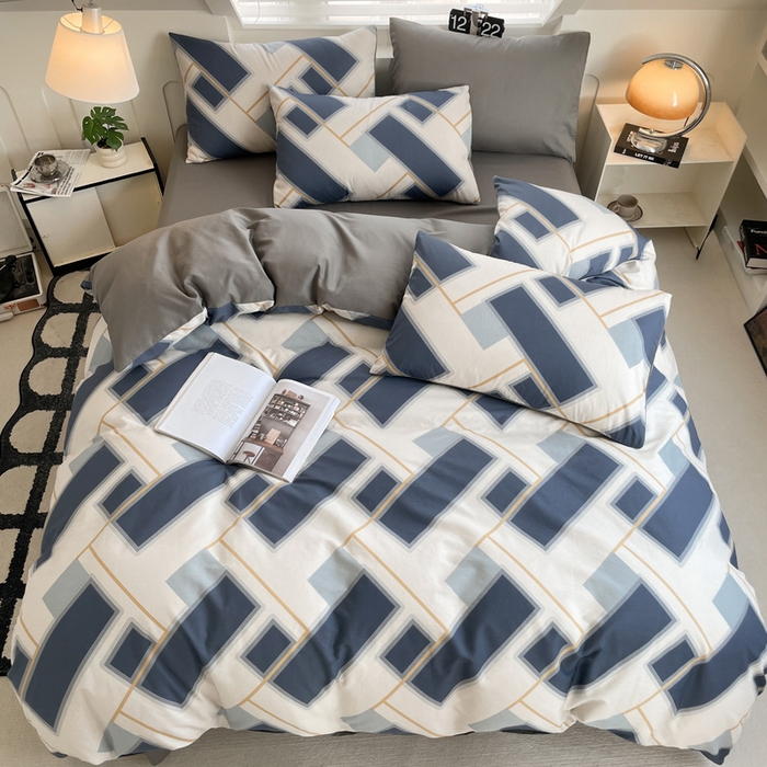 91家纺网 家纺一手货源 找家纺 （总）雅居纺家纺 2025春夏新款全棉纯棉印花四件套