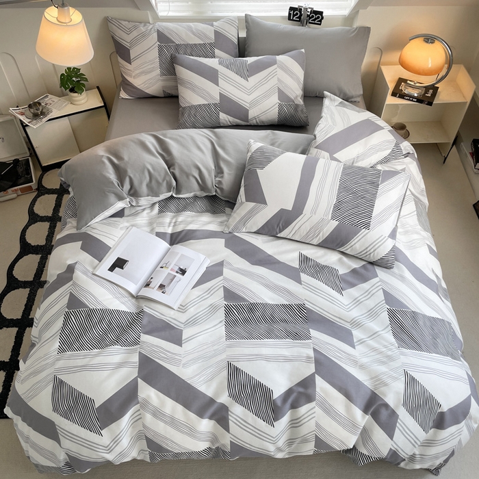 91家纺网 家纺一手货源 找家纺 （总）雅居纺家纺 2025春夏新款全棉纯棉印花四件套