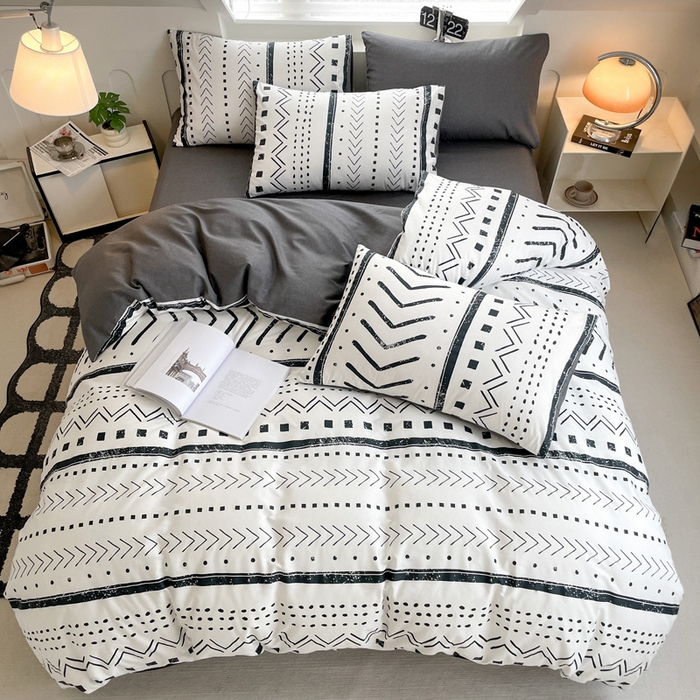 91家纺网 家纺一手货源 找家纺 （总）雅居纺家纺 2025春夏新款全棉纯棉印花四件套