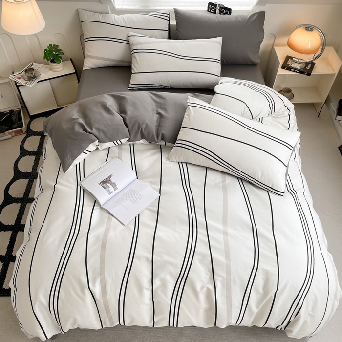 91家纺网 家纺一手货源 找家纺 （总）雅居纺家纺 2025春夏新款全棉纯棉印花四件套