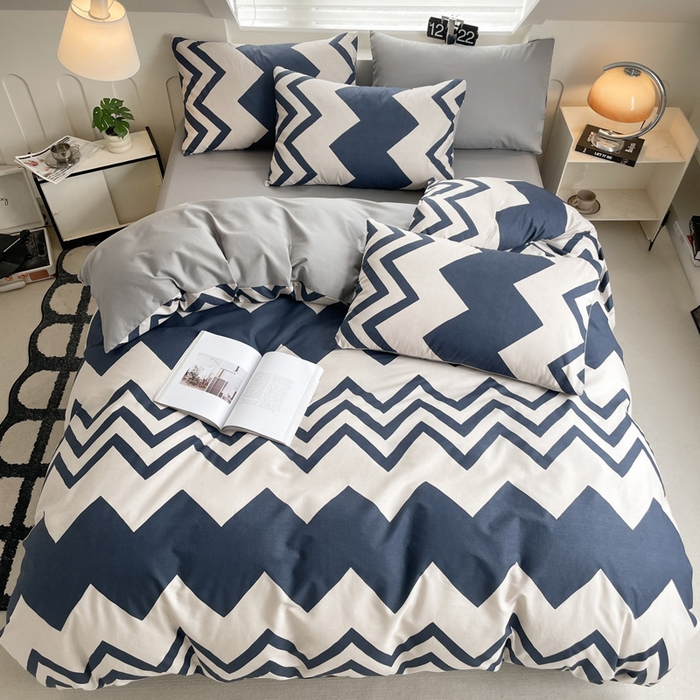 91家纺网 家纺一手货源 找家纺 （总）雅居纺家纺 2025春夏新款全棉纯棉印花四件套