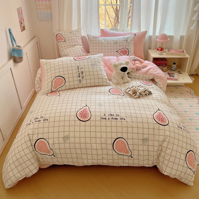 91家纺网 家纺一手货源 找家纺 （总）雅居纺家纺 2025春夏新款全棉纯棉印花四件套