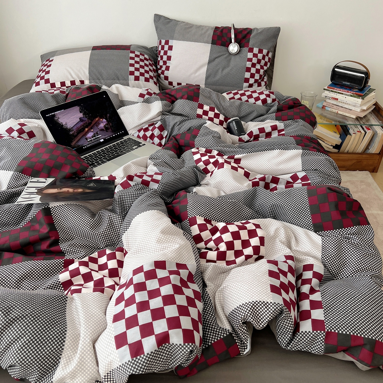 91家纺网 家纺一手货源 找家纺 （总）雅居纺家纺 2025春夏新款全棉纯棉印花四件套