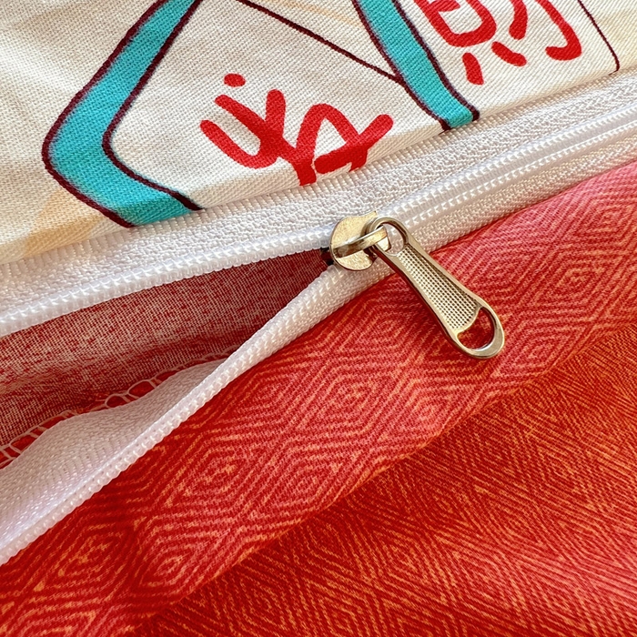 91家纺网 家纺一手货源 找家纺 雅居纺家纺 2025春夏新款全棉纯棉印花四件套 小福袋