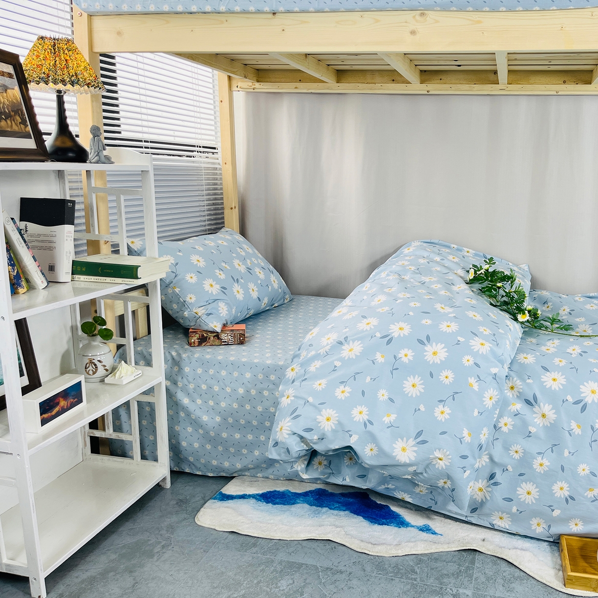 云梦2025新款全棉印花学生宿舍套件 周末计划