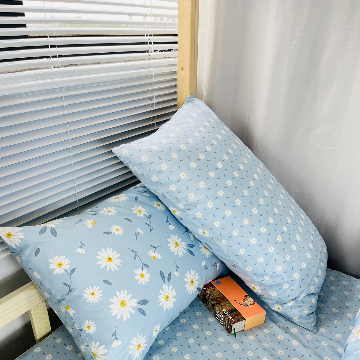 91家纺网 家纺一手货源 找家纺 云梦2025新款全棉印花学生宿舍套件 周末计划