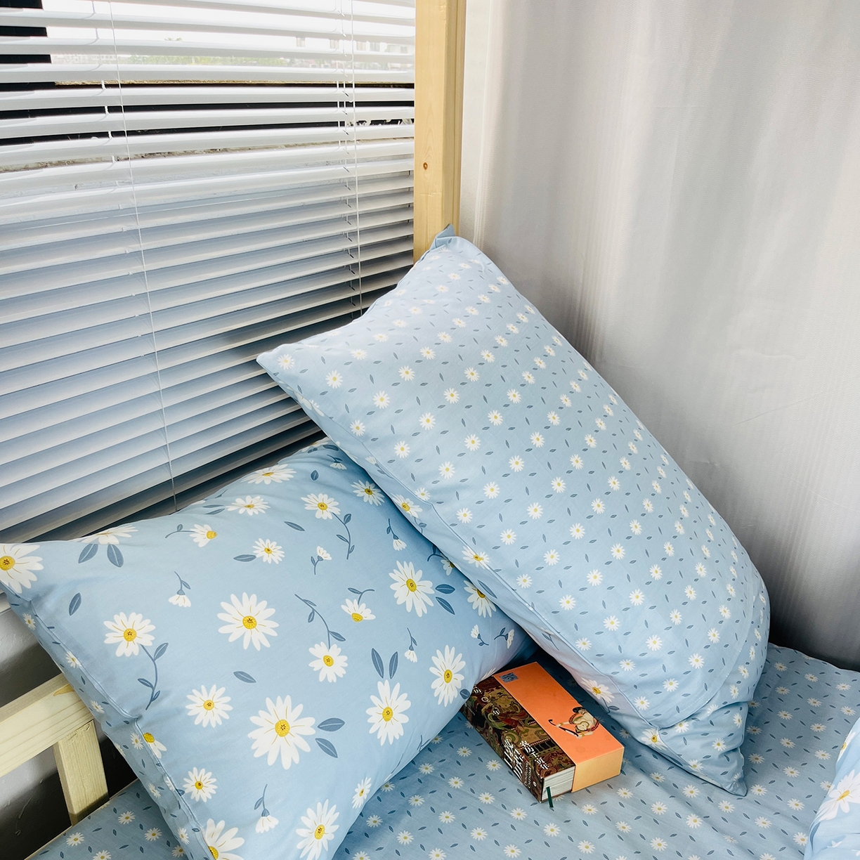 91家纺网 家纺一手货源 找家纺 云梦2025新款全棉印花学生宿舍套件 周末计划