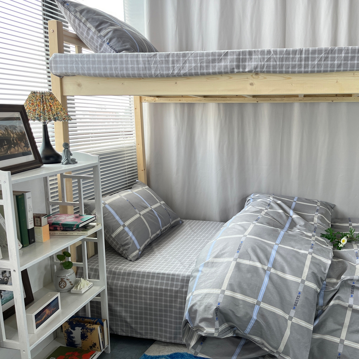 91家纺网 家纺一手货源 找家纺 云梦2025新款全棉印花学生宿舍套件 游戏IP