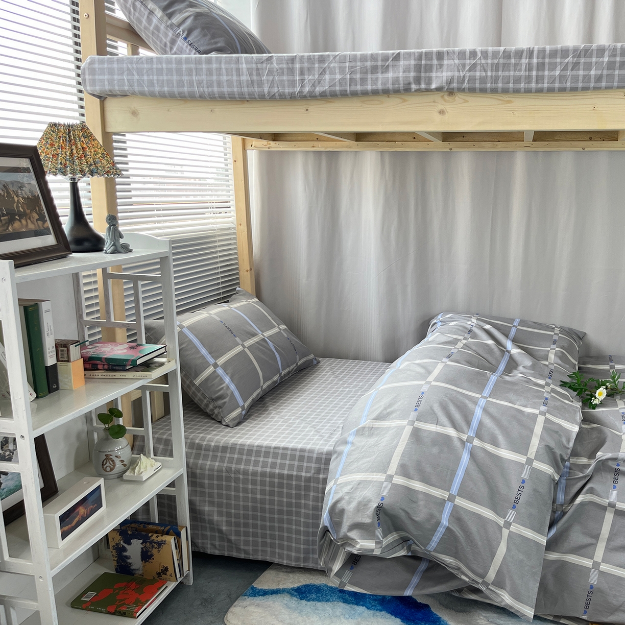 91家纺网 家纺一手货源 找家纺 云梦2025新款全棉印花学生宿舍套件 游戏IP