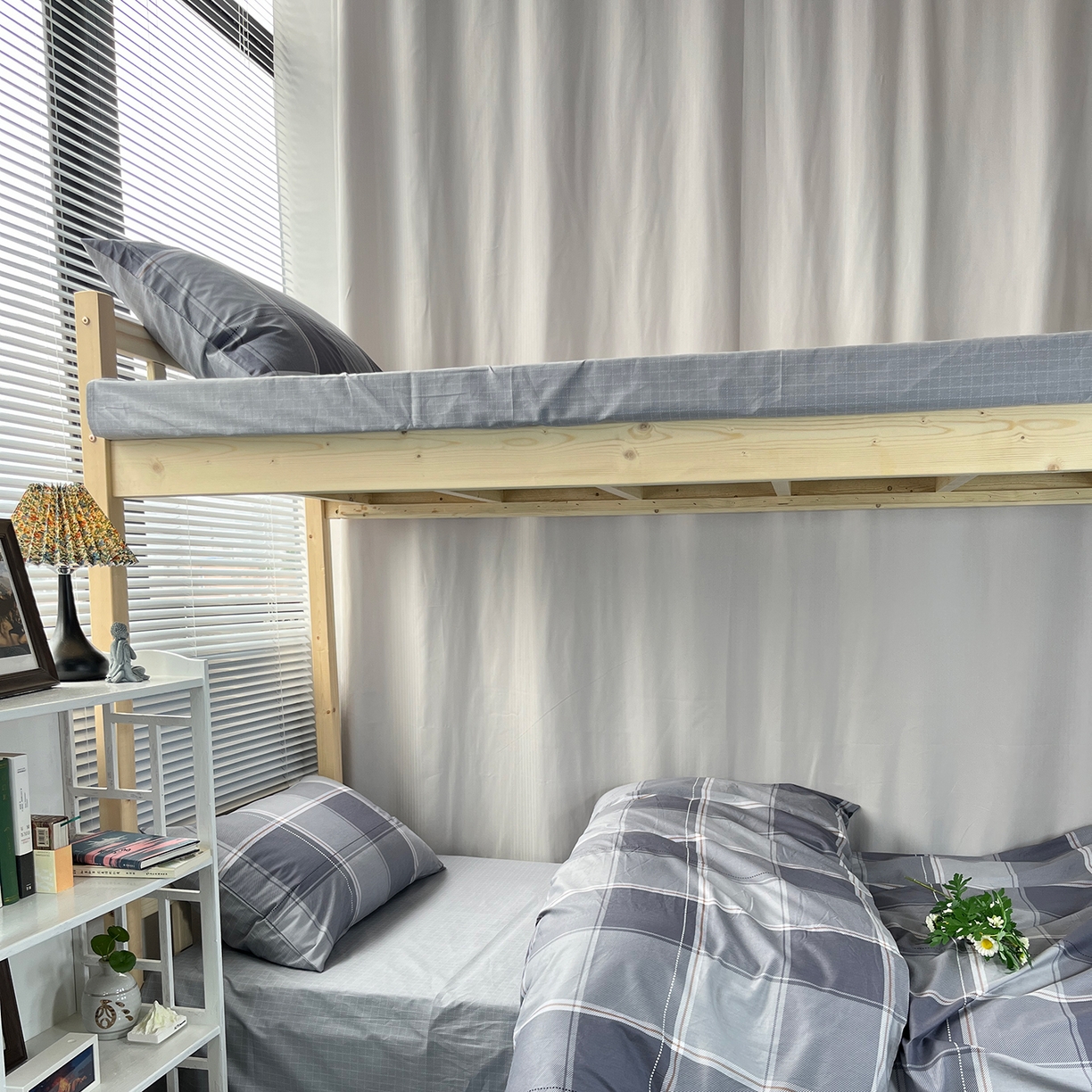 91家纺网 家纺一手货源 找家纺 （总）云梦13372全棉学生宿舍纯棉三六件套全棉三件套源头工厂常年有货  折叠次元