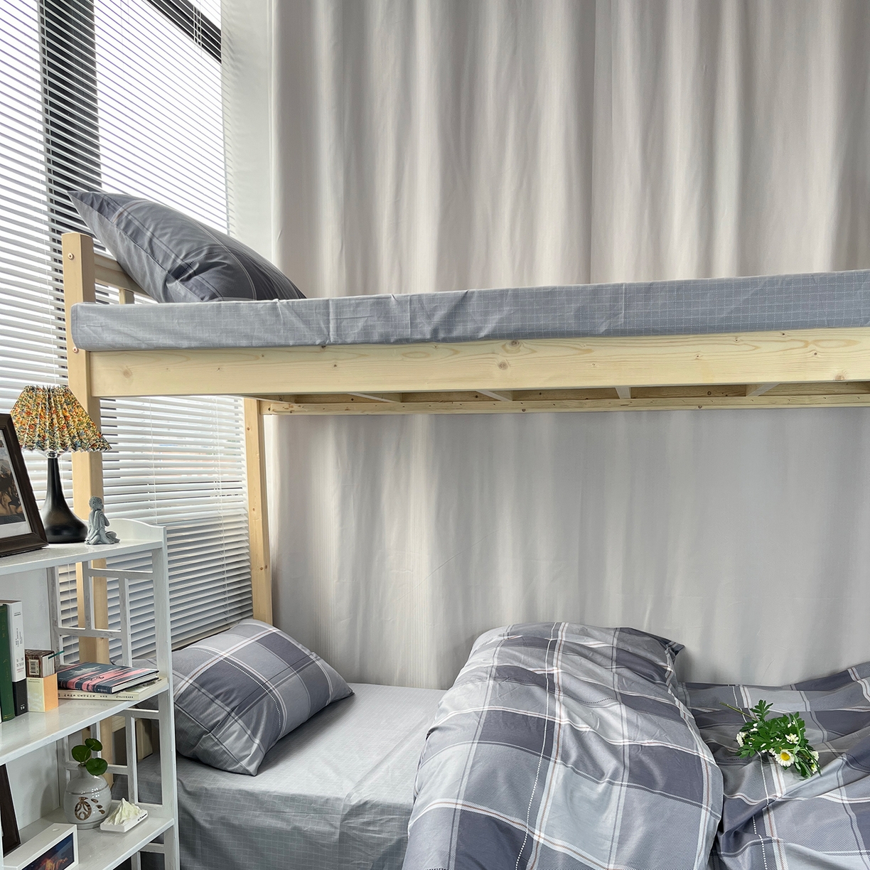 91家纺网 家纺一手货源 找家纺 （总）云梦13372全棉学生宿舍纯棉三六件套全棉三件套源头工厂常年有货  折叠次元