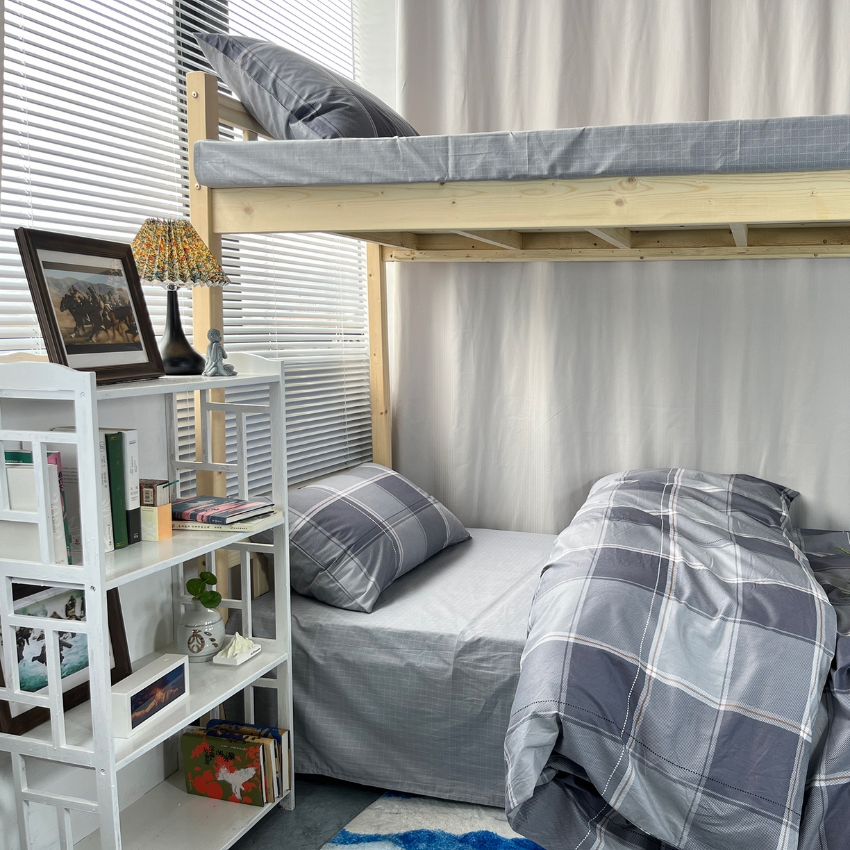 91家纺网 家纺一手货源 找家纺 （总）云梦13372全棉学生宿舍纯棉三六件套全棉三件套源头工厂常年有货  折叠次元