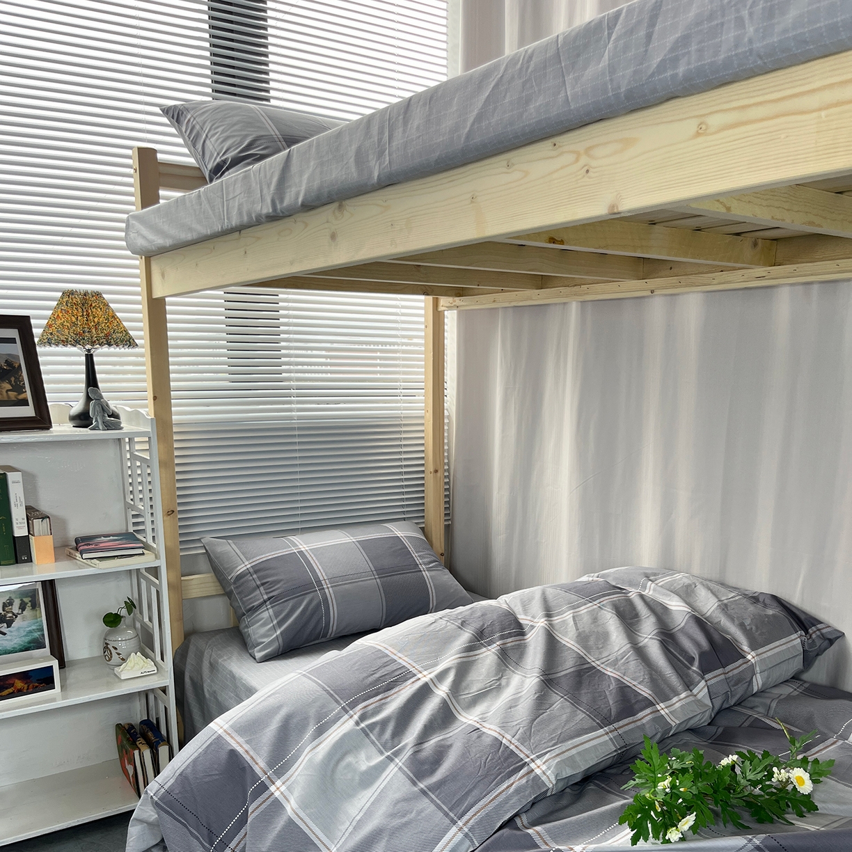 91家纺网 家纺一手货源 找家纺 （总）云梦13372全棉学生宿舍纯棉三六件套全棉三件套源头工厂常年有货  折叠次元