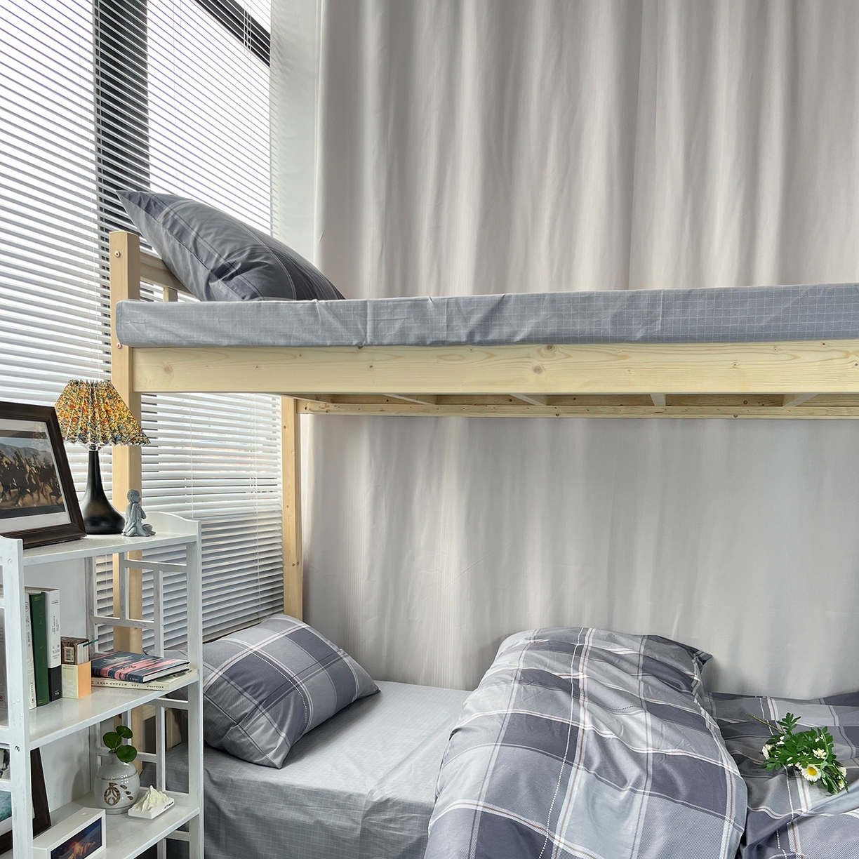 91家纺网 家纺一手货源 找家纺 （总）云梦13372全棉学生宿舍纯棉三六件套全棉三件套源头工厂常年有货  折叠次元