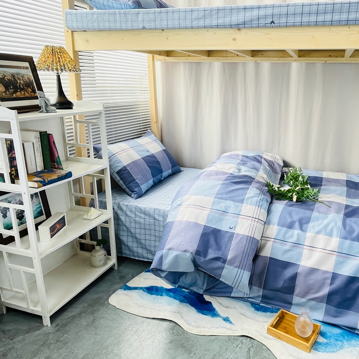 （总）云梦13372全棉学生宿舍纯棉三六件套全棉三件套源头工厂常年有货学分补给战