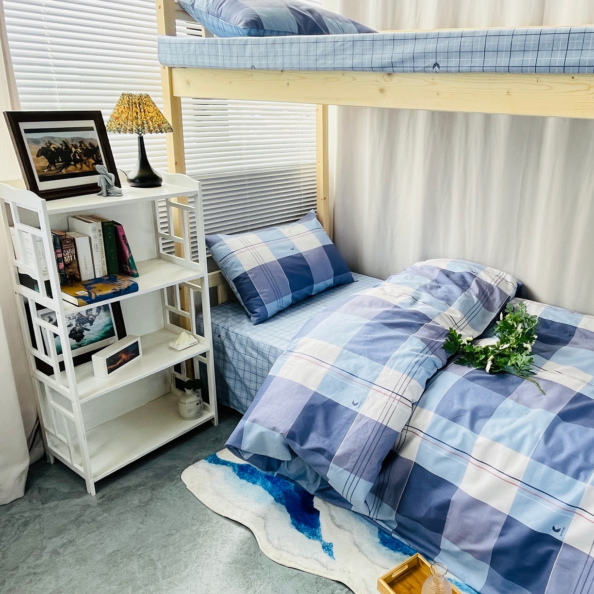 91家纺网 家纺一手货源 找家纺 （总）云梦13372全棉学生宿舍纯棉三六件套全棉三件套源头工厂常年有货 学分补给战