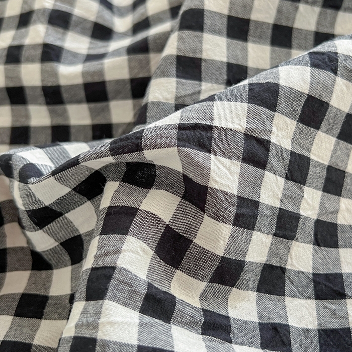 91家纺网 家纺一手货源 找家纺 佳笠家居 2025新款kimi熊系列A类宿舍全棉纯棉色织水洗棉学生三件套 黑白格