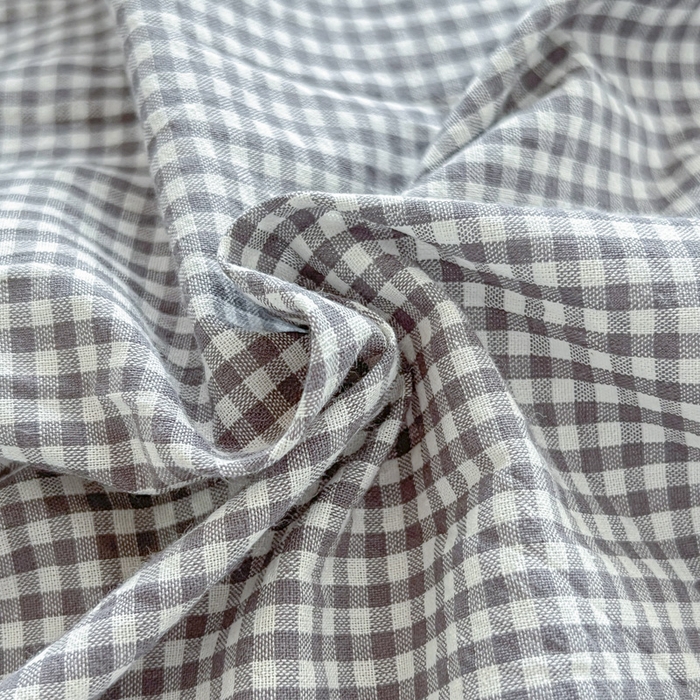 91家纺网 家纺一手货源 找家纺 佳笠家居 2025新款kimi熊系列A类宿舍全棉纯棉色织水洗棉床笠单床笠床笠单件 灰小格