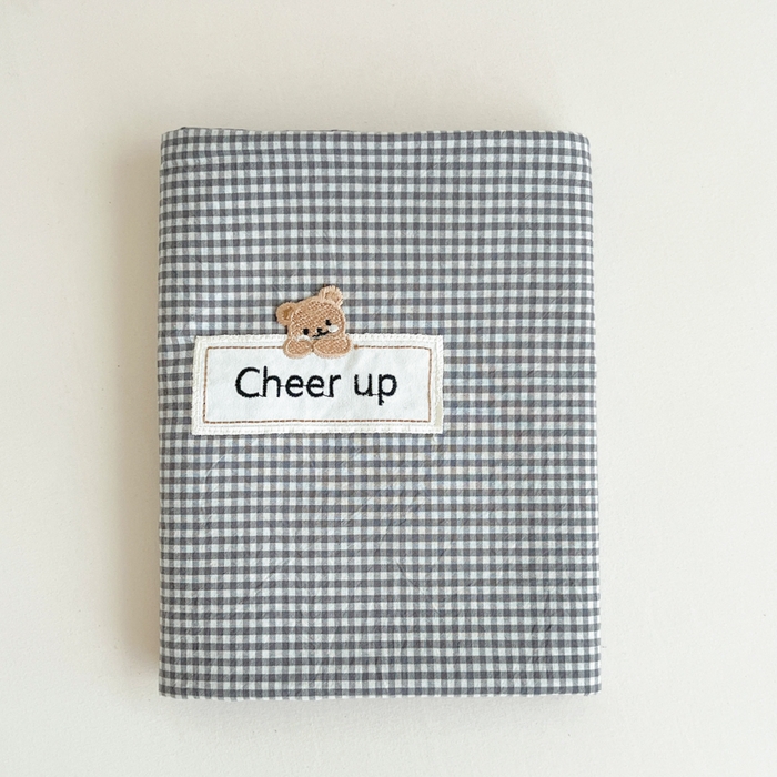 91家纺网 家纺一手货源 找家纺 佳笠家居 2025新款kimi熊系列A类宿舍全棉纯棉色织水洗棉床笠单床笠床笠单件 灰小格