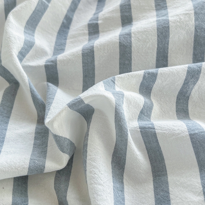 91家纺网 家纺一手货源 找家纺 佳笠家居 2025新款kimi熊系列A类宿舍全棉纯棉色织水洗棉被套单被套被套单件 野原-蓝