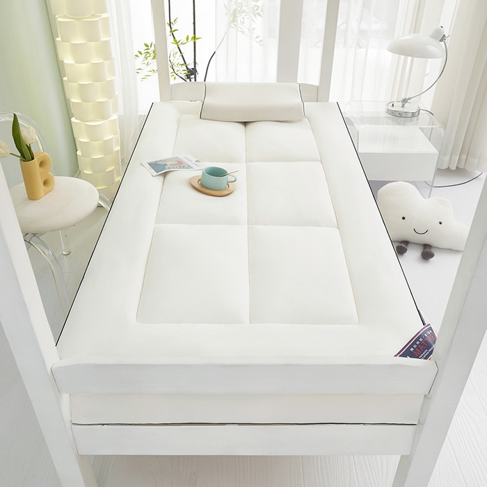 91家纺网 家纺一手货源 找家纺 恒科家纺 2025新款学生季床垫学生宿舍床褥子垫被软垫棉絮垫子 山峰白