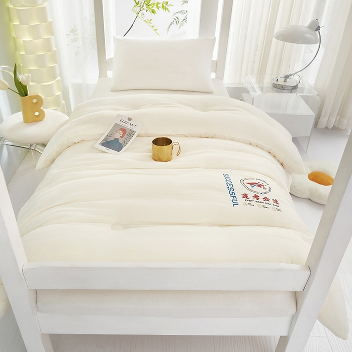 91家纺网 家纺一手货源 找家纺 恒科家纺 2025新款单品单被学生季大豆被春秋被四季被薄被冬被学生被子母被被子被芯夏被 山峰-逢考必过