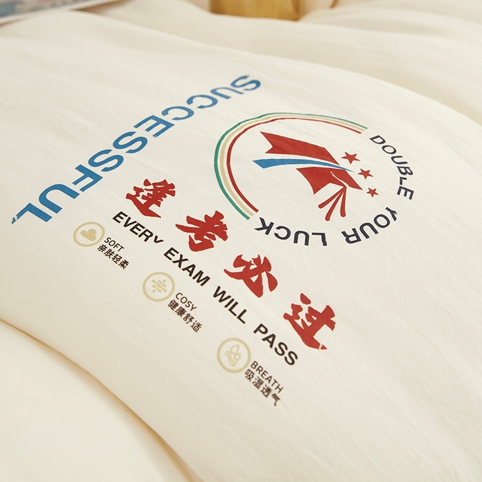 91家纺网 家纺一手货源 找家纺 恒科家纺 2025新款单品单被学生季大豆被春秋被四季被薄被冬被学生被子母被被子被芯夏被 山峰-逢考必过