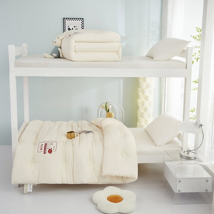 91家纺网 家纺一手货源 找家纺 恒科家纺 2025新款单品单被学生季大豆被春秋被四季被薄被冬被学生被子母被被子被芯夏被 山峰-金榜题名