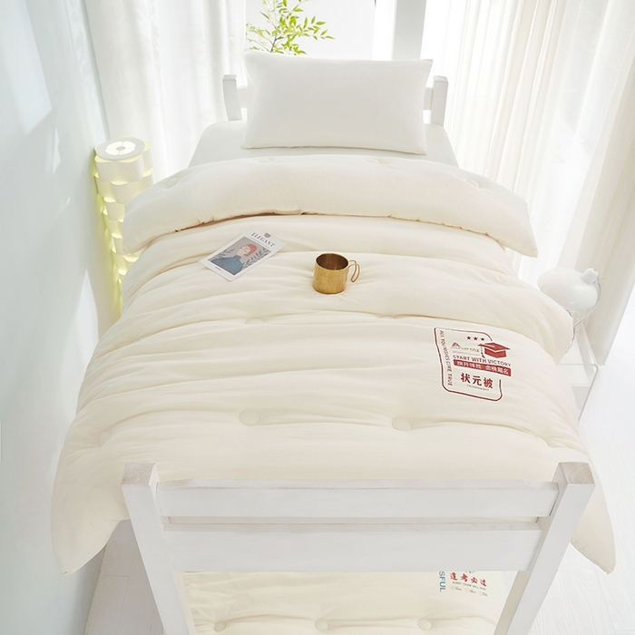 91家纺网 家纺一手货源 找家纺 恒科家纺 2025新款单品单被学生季大豆被春秋被四季被薄被冬被学生被子母被被子被芯夏被 山峰-金榜题名