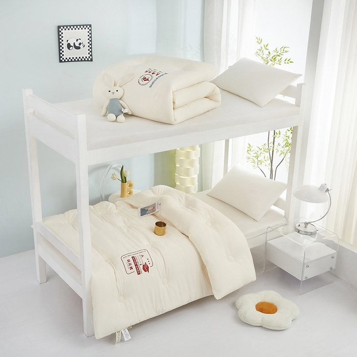 91家纺网 家纺一手货源 找家纺 恒科家纺 2025新款单品单被学生季大豆被春秋被四季被薄被冬被学生被子母被被子被芯夏被 山峰-金榜题名