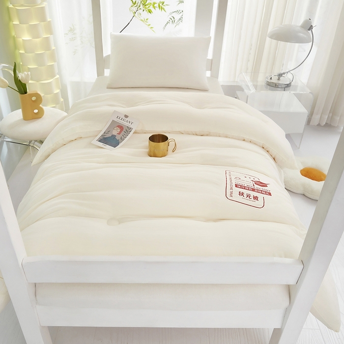 91家纺网 家纺一手货源 找家纺 恒科家纺 2025新款单品单被学生季大豆被春秋被四季被薄被冬被学生被子母被被子被芯夏被 山峰-金榜题名