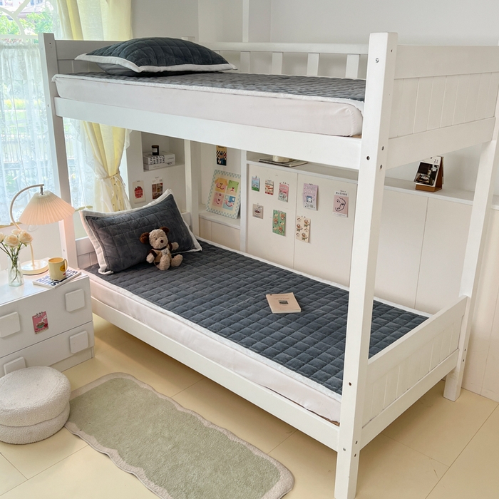 91家纺网 家纺一手货源 找家纺 （总）川悦生活2025 新款A类印花牛奶绒床垫加厚绒保暖床护垫