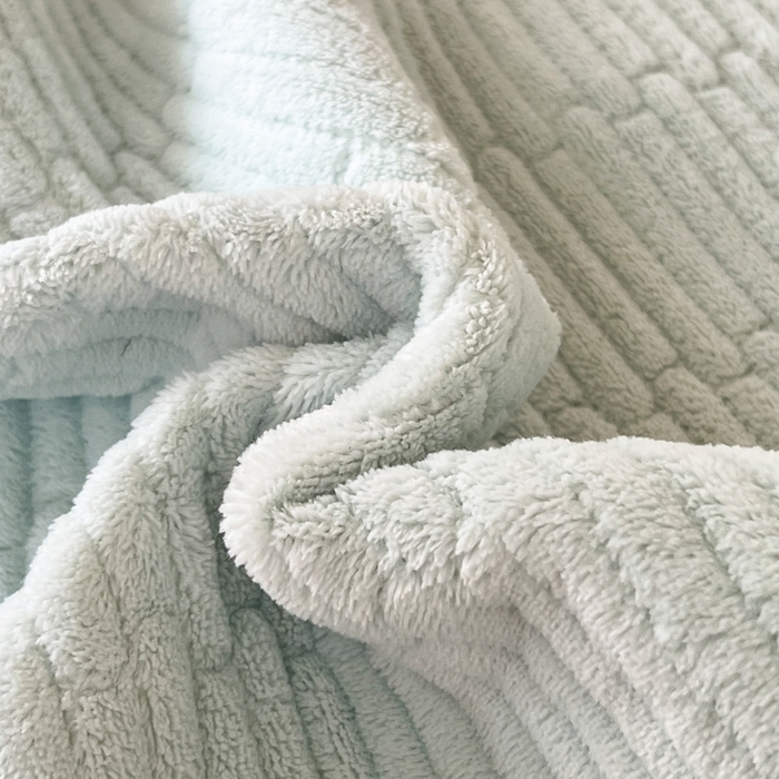 91家纺网 家纺一手货源 找家纺 川悦生活2025 新款A类印花牛奶绒床垫加厚绒保暖床护垫 晴空-轻水