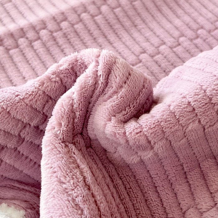 91家纺网 家纺一手货源 找家纺 川悦生活2025 新款A类印花牛奶绒床垫加厚绒保暖床护垫 晴空-香芋