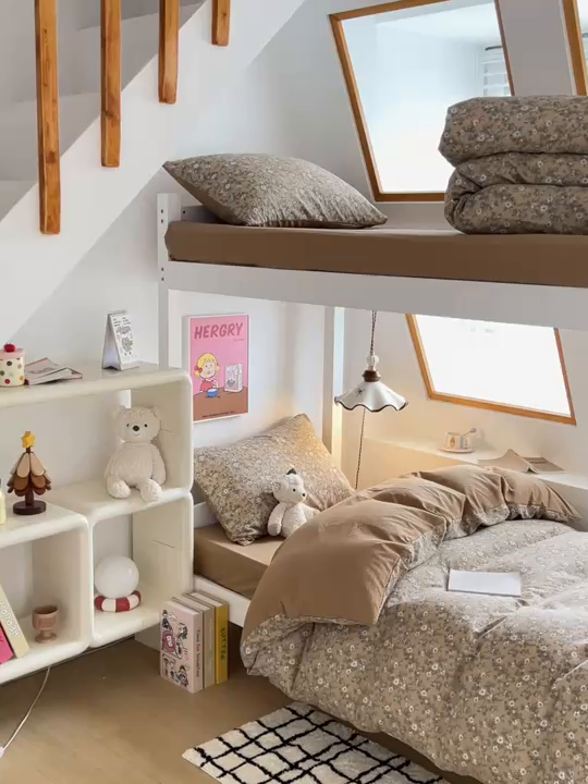 91家纺网 家纺一手货源 找家纺 妖妖家纺2025云感双层纱学生三件套 花间语