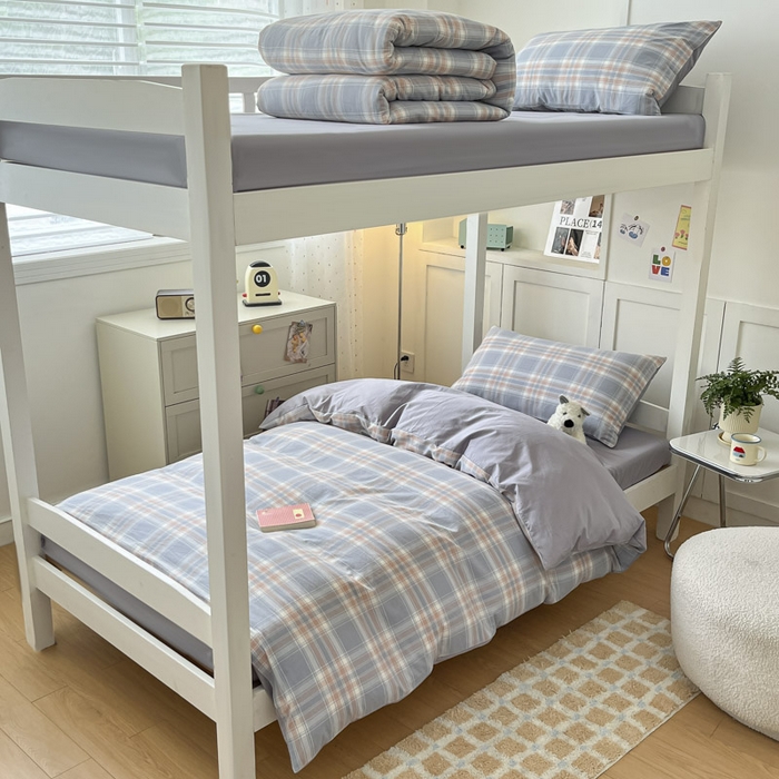 （总）ab家纺  2025新款40支A类水洗棉学生三件套