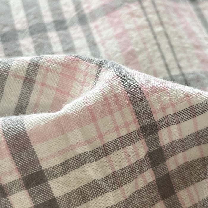 91家纺网 家纺一手货源 找家纺 ab家纺  2025新款40支A类水洗棉学生三件套 觅果-粉