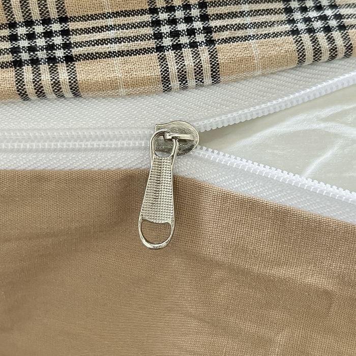 91家纺网 家纺一手货源 找家纺 ab家纺  2025新款40支A类水洗棉学生三件套 千寻-咖