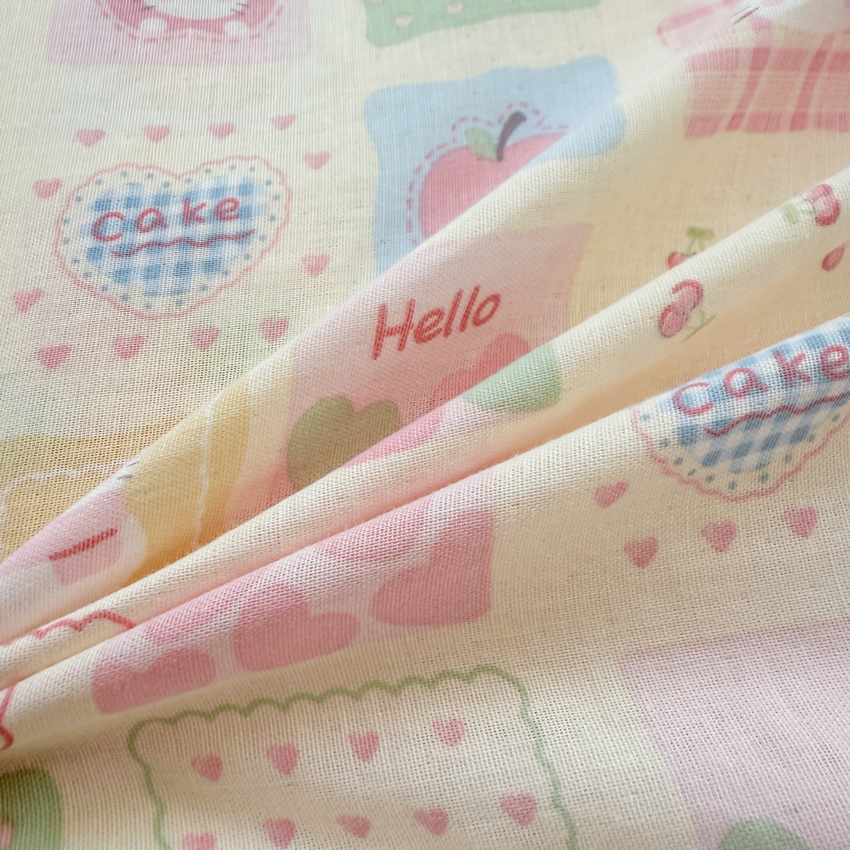 91家纺网 家纺一手货源 找家纺 简宜家居（朝初家纺） 2025新款幼儿园双层纱套件 拼格童话