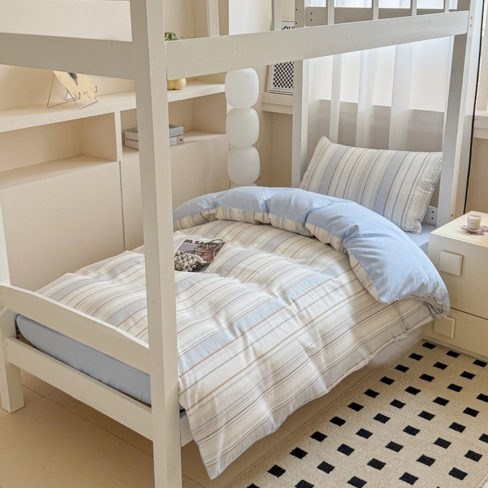 91家纺网 家纺一手货源 找家纺 （总）呗旺鹿 2025新款12868全棉纯棉学生床三件套四件套