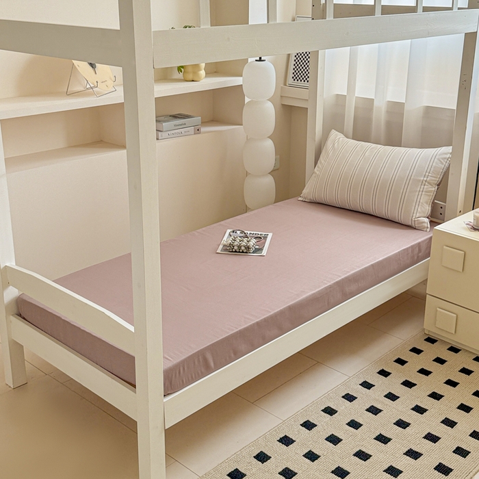 91家纺网 家纺一手货源 找家纺 呗旺鹿 2025新款12868全棉纯棉学生床三件套四件套 西塔茶