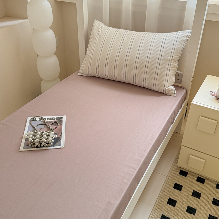 91家纺网 家纺一手货源 找家纺 呗旺鹿 2025新款12868全棉纯棉学生床三件套四件套 西塔茶