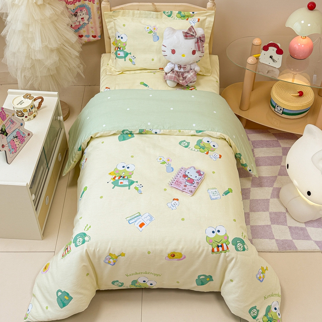 简宜家居（朝初家纺） 2025新款三丽鸥花型幼儿园套件 可洛比