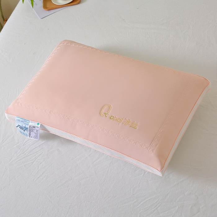 91家纺网 家纺一手货源 找家纺 梵希良品家纺 2024新款亲肤柔软凉感冰丝枕枕头枕芯 玉色 48x74cm/只