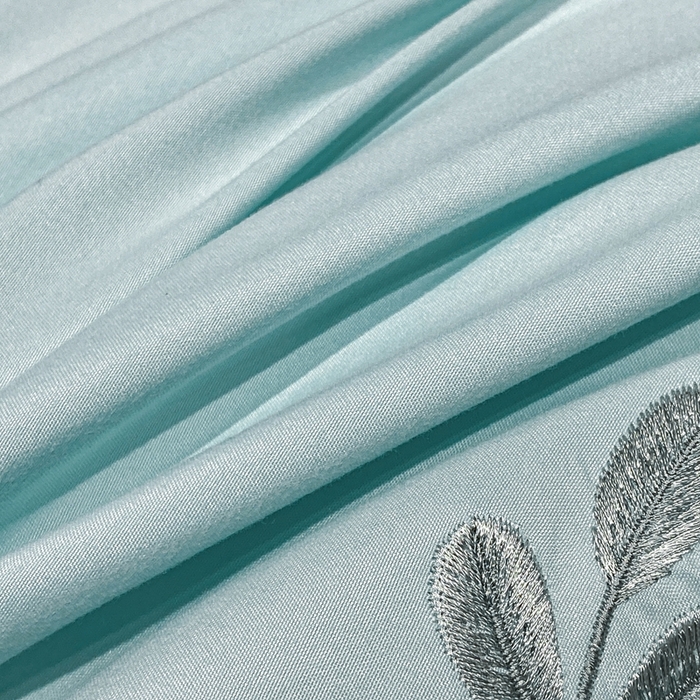 91家纺网 家纺一手货源 找家纺 大麦乐田 2025工艺款立体花绣花四件套-镜花水月 镜花水月蓝